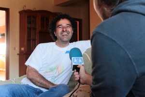 Javier Perdomo entrevistado en SOS Radio